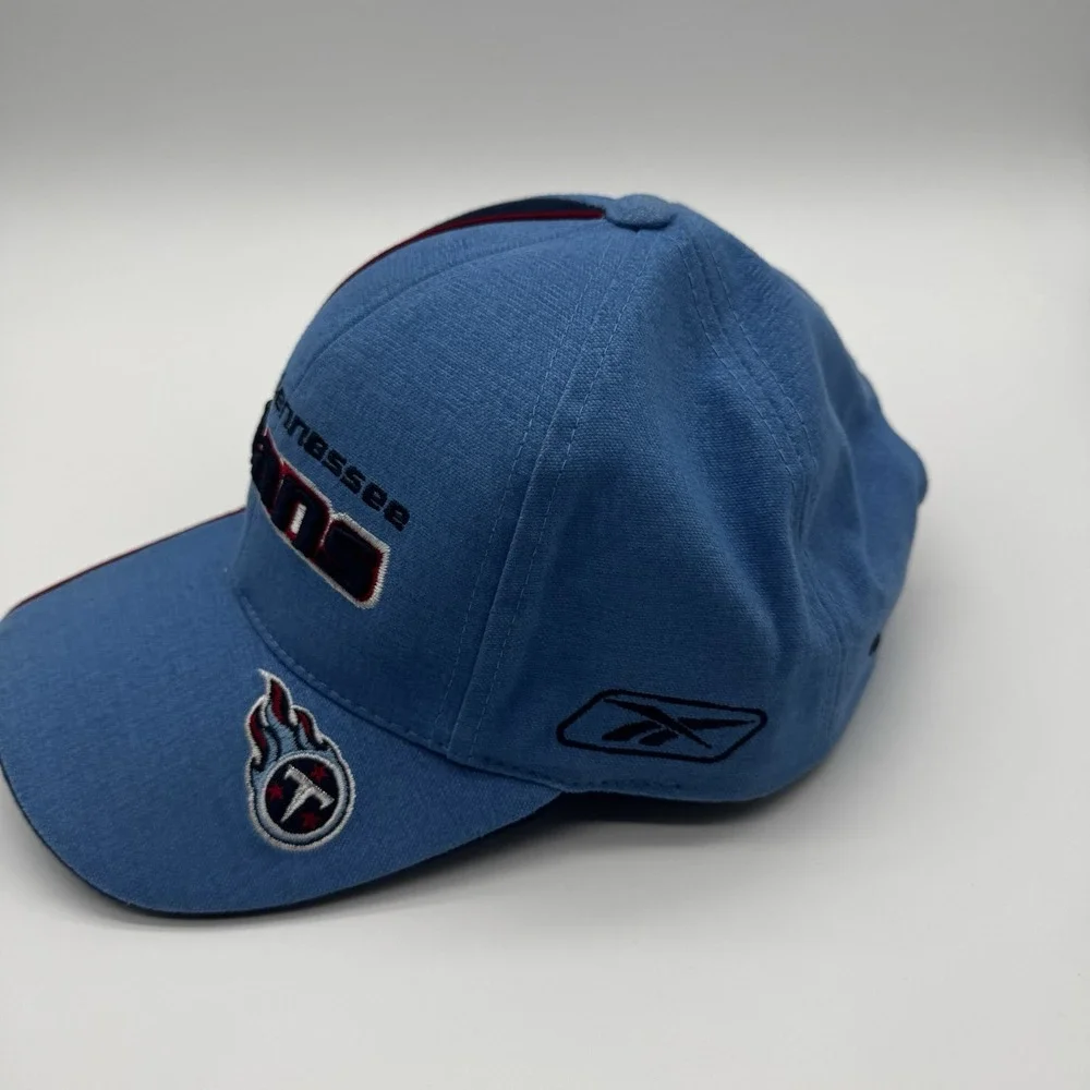 New Reebok Tennessee Titans Hat Cap‎ Men's Blue Adjustable Strap Vintage NFL Y2K